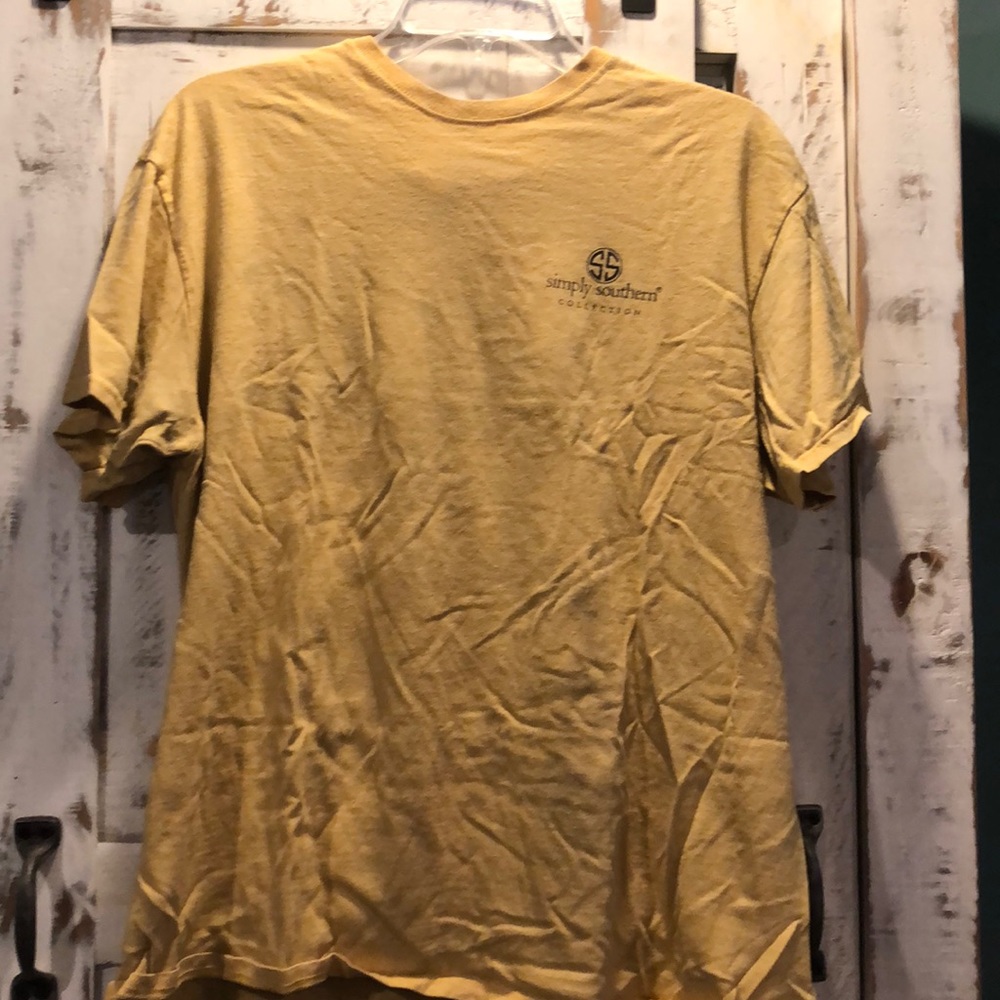 Yellow simply southern shirt